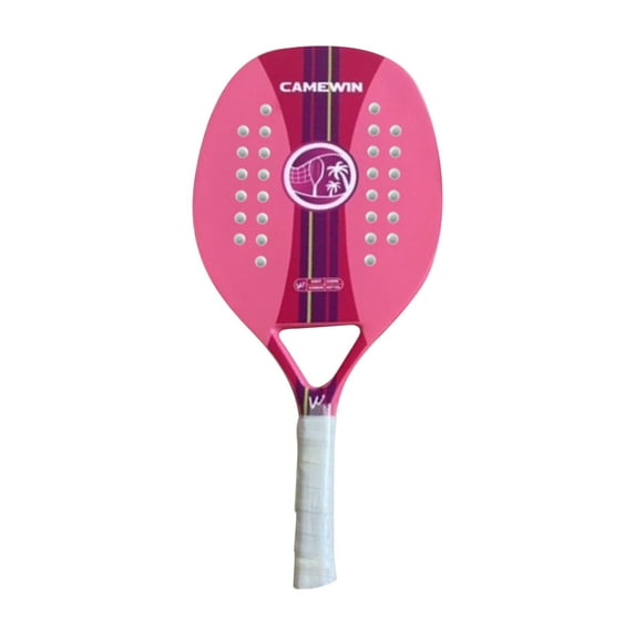 Nsxcdh Beach Tennis Racket,Carbon Fiber Surface with Viscoelastic Core,Adult Size for Outdoor Sports,Recreation
