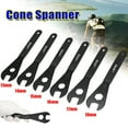 thumbnail image 1 of Nsxcdh Bike Cone Spanner Set 13 to 18 mm Thin Wrench,Carbon Steel Open End Tool,Non Slip Grip for Hub and Axle Service,Compact Shop Essential for Home Mechanics,Tools, 1 of 7