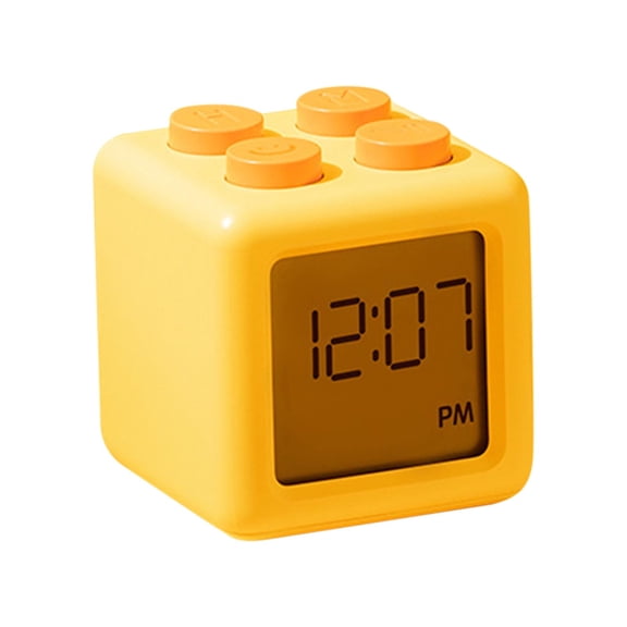 Nsxcdh Building Block Timer for Kids,Abs Silicone,1.97x1.97x2.17in,Self Discipline,Alarm Reminder,Learning Manager,Home Tool Magnetic Building Blocks Kids Girls and Boys Toys
