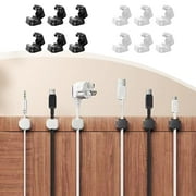 Nsxcdh Cable Management Clips, Magnetic Cord Organizer, Wall Mounted Storage Rack, Punch-Free Desktop Wire Holder, Charger and Headphone Cable Organizer Gift