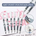 thumbnail image 1 of Nsxcdh Calligraphy Lettering Fountain Art Pen Multiple Nib Sizes Smooth Ink Flow Safe Water Based for Drawing Greeting Card Writing Stationery, 1 of 3