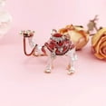 thumbnail image 1 of Nsxcdh Camels Keychain Ornament Inlay Craft Copper Unique Design Dazzling Bag Charm Durable Valentine Gift Practical Decorative Christmas Gifts for Grandkids and Women, 1 of 5