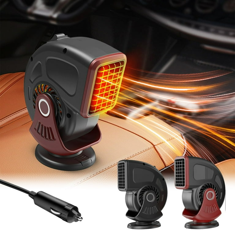 cigarette lighter socket car heater Nsxcdh Car Heater Portable 12v Cigarette Plug 4.3x5.9x2.4in 2 in 1 Cool Heat  360 Rotation Wide Application Compact Winter Auto Tool Winter Essentials  Gift for the boys girls and parents