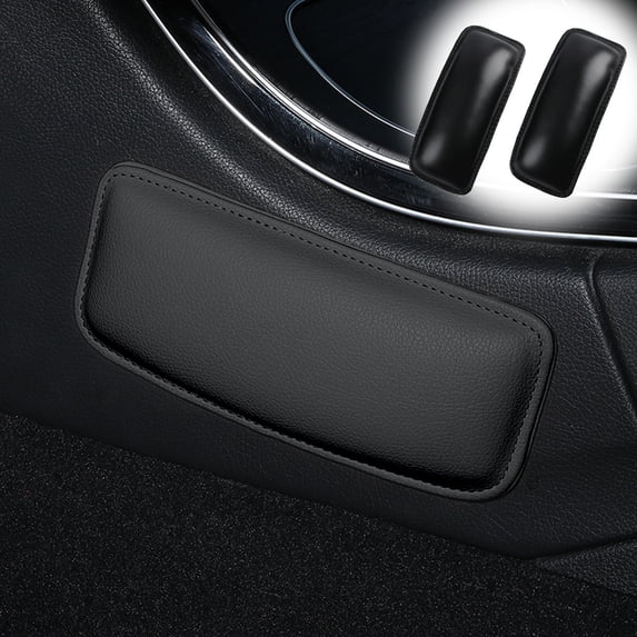 Nsxcdh Car Knee and Leg Cushions Pair,PU Foam Pads for Door and Console,Relieve Pressure Comfortable Support,Universal Interior Accessory,Auto Accessories