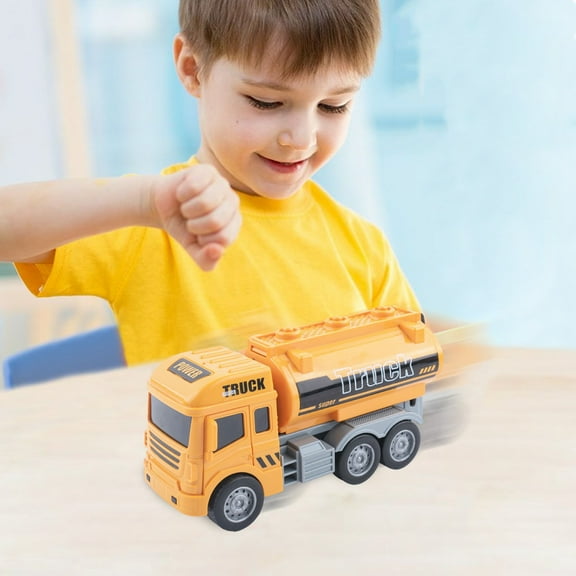 Nsxcdh Children Simulation Engineering Car Toy Model Educational Walking Push Toy for Pretend Play
