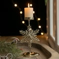 thumbnail image 1 of Nsxcdh Christmas Candlestick Window Tray, Gold Metal, 6.7x5.0x5.0in, Star Tree Snowflake, Stable Safe, Holiday Table Decor, Home, 1 of 6