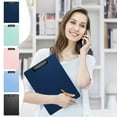 thumbnail image 1 of Nsxcdh Clipboard Folder: A4 Size Writing Board with Storage Compartment and Low Profile Clip, Heavy Duty Plastic for School Office Home, Assorted Colors, 1 of 7