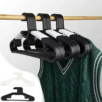 Nsxcdh Clothes Hangers Set of 10,Non-Slip Multi-Purpose Drying Racks with Hooks,Space-Saving Laundry Organization for Closet or Bathroom