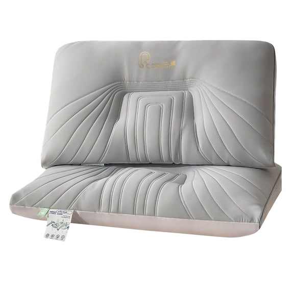 Nsxcdh Cooling Gel Memory Foam Pillow,19x29 Inch Cozy Medium Profile Pillow with Breathable Knit Cover,Neck Support for Side & Back Sleepers