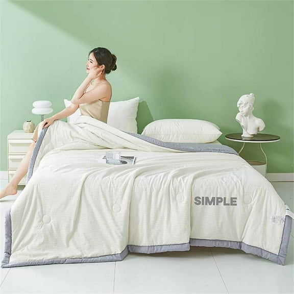 Nsxcdh Cooling Quilt for Hot Weather Super Soft Clouds Sweet and Spicy Summer Quilt Cool Summer Quilt Conditioned Quilt Thin Summer Quilt In Student Dormitory