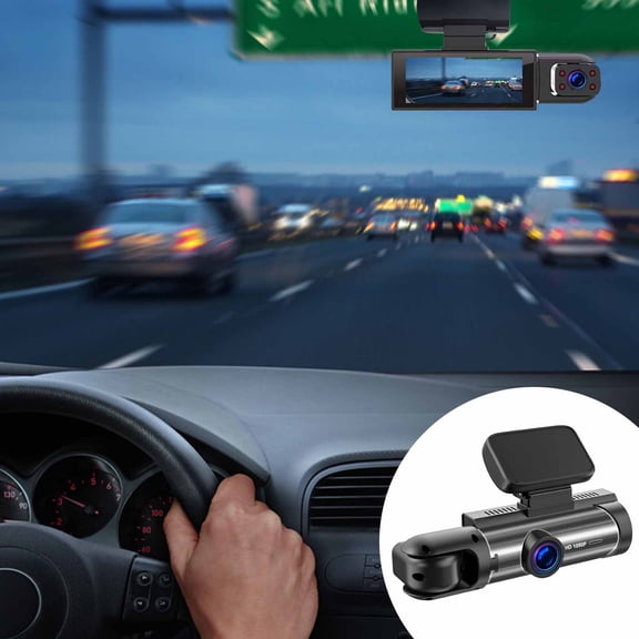 Nsxcdh Dash Cam Front Inside 1080p Ir Night Vision Hdr Motion Detection Loop Recording 3.16in Screen 150 Degree Wide Angle Car Camera Safety Gift Card
