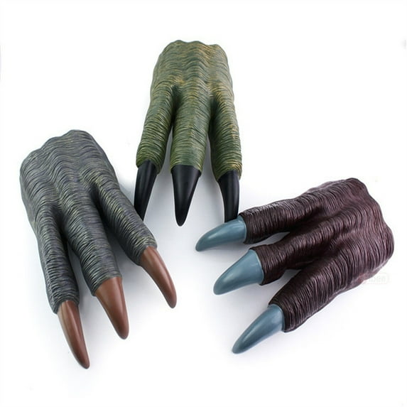Nsxcdh Dinosaur Claw Hand Puppet Gloves Soft Vinyl Realistic Interactive Role Play Fun For Kids,gloves,home and kitchen,workout gloves,cycling gloves Gifts for Women and Men