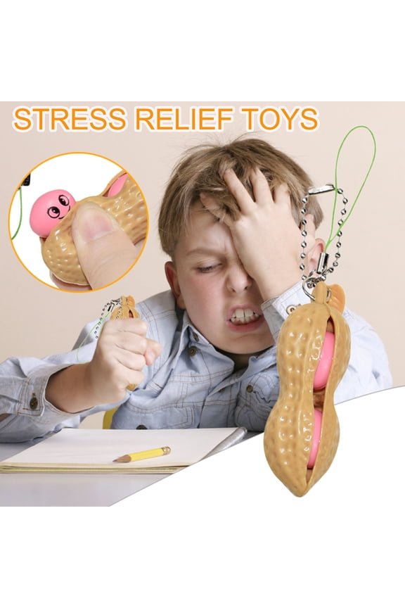 Educational Toys for Kids 1/3/5PC Stress Relief Toys Press-a- Toy Anti-Anxiety Toy Keychain Limited Time Offer