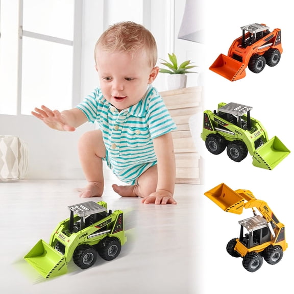 Nsxcdh Educational Toys for Kids Summer Vehicle Harvester Excavator Toy for Childrens Gift Inertial Simulation Engineering Vehicle Back in Stock