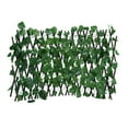 thumbnail image 1 of Nsxcdh Expandable Trellis Fence Wood Frame Green Leaf Privacy Screen UV Resistant Flexible Decorative Garden Balcony Patio Outdoor Home, 1 of 1