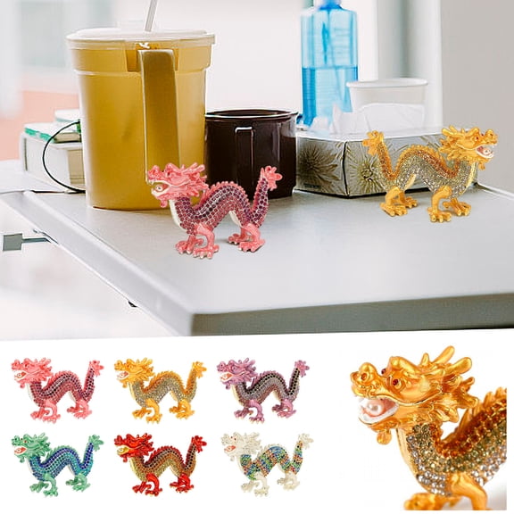 Nsxcdh Feng Shui Statue Figurine,2024 Money Ornament,12x2.76 In,Attract Wealth,Exquisite Craftsmanship,Home Office,Spring Festival Decor Christmas Gifts for Grandkids and Women