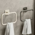 thumbnail image 1 of Nsxcdh Festive Season Discount Offers Squares Towel Storage Rack Towel Ring Hook Ring Towel Rack Minimalists Wall Mounted Round Small Size Hand Towel Hanging Rod Rag Towel Rack, 1 of 7