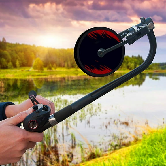 Nsxcdh Fishing Line Winding SySpinning Reel Spooler Portable Stable Plastic 17.5in Easy Install Compatible Multiple Reel Types Home Outdoor Tool Gifts for Grandkids and the Girlfriend