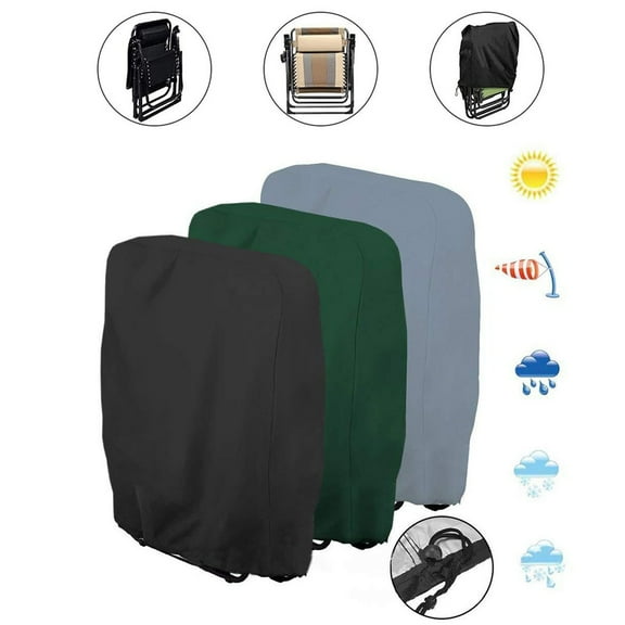 Nsxcdh Folding Chair Cover Recliner Protective Cloth 43.3x27.95in 210d Tear Resistant Fabric Windproof Drawstring Easy Clean Storage Outdoor Garden Home Gifts for Grandkids and the Girlfriend