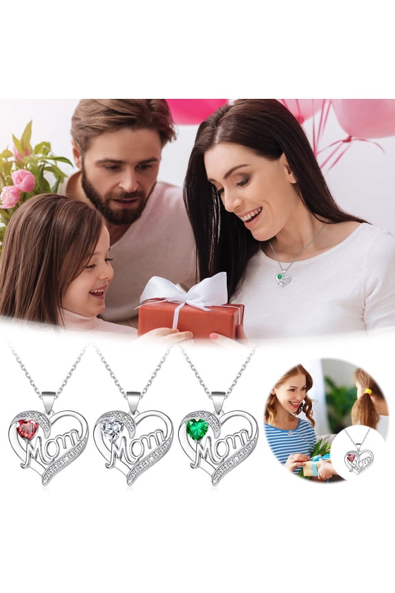 Heart Letter Necklace Pendant Alloy 15.74in Mothers Day Gift Women Jewelry Collector Accessories Home Decor Christmas Gifts for Grandkids and Women