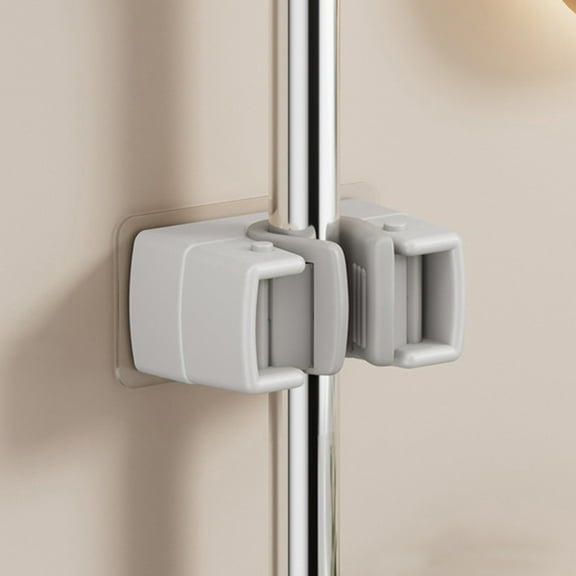 Nsxcdh Heavy-Duty Mop and Broom Holder Wall Mount Organizer,Space-Saving Rack for Kitchen,Laundry Room,or Garden Tools