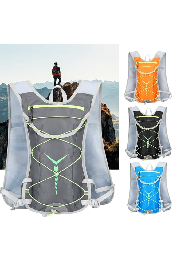 Hydration Pack Insulation Nylon 15.55x9.64x1.97in Lightweight Cycling Backpack Water Bladder Pocket Breathable Multipurpose Running Hiking Home Indoor Sports for women man Gift