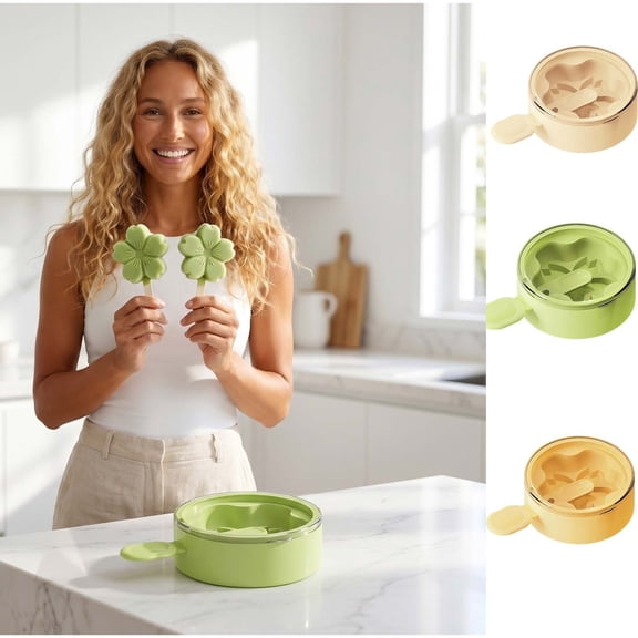 Nsxcdh Ice Cream Silicone Container Household Sorbet Holder Dessert Storage Box Kitchen Freezer Safe Popsicle Mold Homemade Ice Cream Box