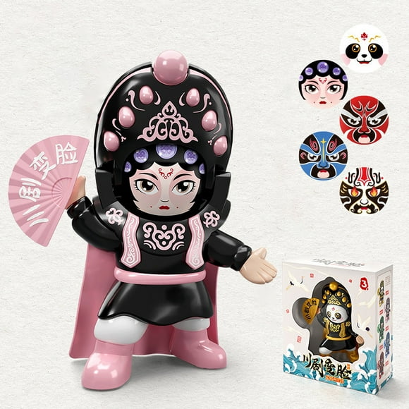 Nsxcdh Interactive Toys for Toddlers 1pc Sichuan Opera Face Changing Doll Peking Opera Doll Opera Figurine Desktop Decor Miniature Toys Car Dashboard Car Interior Decoration Plasti Holiday Must-Have