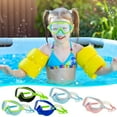 thumbnail image 1 of Nsxcdh Kids Swimming Goggles,Anti-Fog Large Frame Protective Swim Glasses with Nose Cover,No-Leak Child Swimming Gear, 1 of 3