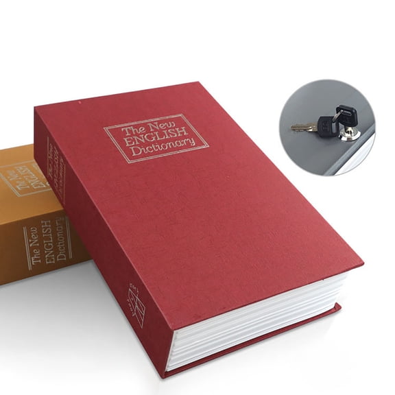 Nsxcdh Kids Toys Dictionary Diversion Safe Hidden Box for Portable Safe Box for Home Office Red Must-Have Item