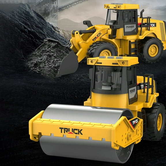 Nsxcdh Kids Toys Toy Construction Vehicles, Roller Toy Car Engineering Vehicl, Roller Excavator Bulldozer Forklift, Engineering Vehicles for Age 3 Years Boys and Girls As Gift Best Value Pick