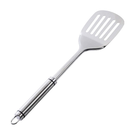 Nsxcdh Kitchen Cooking Utensil Set,Stainless Steel,Long Handle Spatula Turner Skimmer,14.5in,Non Scratch Non Reactive,Lightweight Robust,Safe Ergonomic,Kitchen Tools Gifts for Women Man
