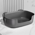 thumbnail image 1 of Nsxcdh Large Cats Litter Box,Spillage Proof,Plastic,15.75x11.42x5.71in,Open Tray,Rounded Edges,Easy Clean,Pet Supplies,Home Gifts for Women Man, 1 of 6