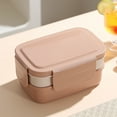 thumbnail image 1 of Nsxcdh Lunch Box with 3 Compartments Adult Leak-Proof with Cutlery Set Bento Box Microwave Dishwasher Safe Fresh-Keeping Home Kitchen Appliances for Food,Salad and Snack Box, 1 of 6
