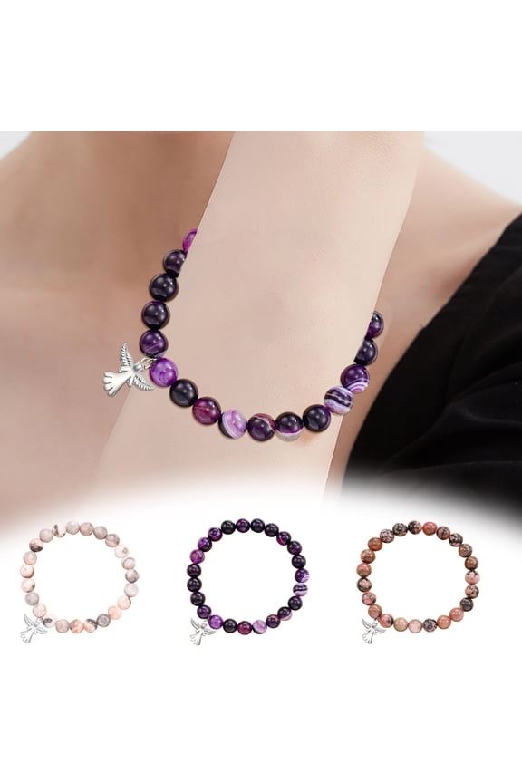 Manual Beaded Bracelet Unisex Fashion Elegant Adjustable Handcrafted Quality Lightweight Comfortable Holiday Gift for Men Women Christmas Gifts for Grandkids and Women