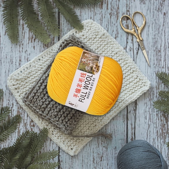Nsxcdh Mercerized Super Soft Wool Yarn 1.97oz Colorful Knitting DIY Scarf Sweater Durable Material Warm Home Craft Tool