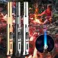 thumbnail image 1 of Nsxcdh Metal Torch Lighter Windproof Direct Jet Adjustable 1300c,Three Power Settings Slim Pocket Carry,Zinc Alloy Body Durable,Refillable Butane for Kitchen BBQ Camping, 1 of 3