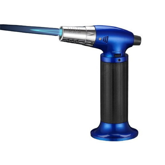 Nsxcdh Metal Torch Lighter Windproof Direct Jet Adjustable Flame,One Click Lock and Unlock,360 Inverted Use,1300c Heat,Kitchen Fireplace Camping,Refillable Butane Outdoor Gear