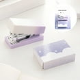 thumbnail image 1 of Nsxcdh Mini Desktop Stapler Gradient Color Design Includes 400 Standard Staples Compact and Cute Office Supply Holds up to 15 Sheets Suitable for Students and Professionals Easy to Use, 1 of 6