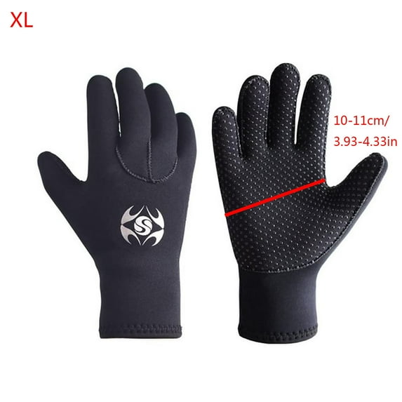 Nsxcdh Neoprene Diving Gloves 3 mm Elastic Warm Anti Slip,Glue Blind Stitched Flexible Grip,Great For Surf Kayak Snorkel Canoe And Watersports,workout gloves Gifts for Women and Men