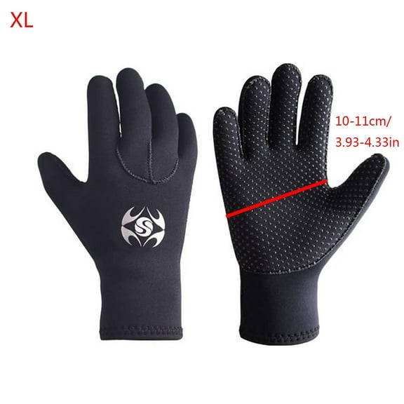 Nsxcdh Neoprene Diving Gloves 3 mm Elastic Warm Anti Slip,Glue Blind Stitched Flexible Grip,Great For Surf Kayak Snorkel Canoe And Watersports,workout gloves Gifts for Women and Men