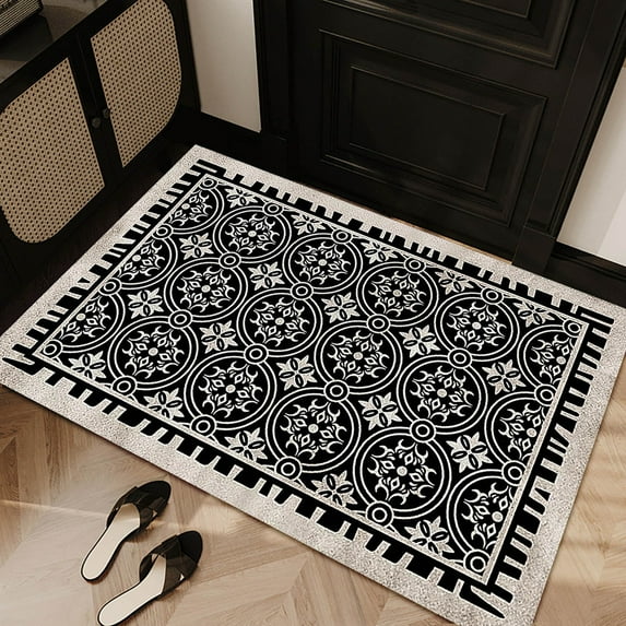 Nsxcdh Outdoor Toys for Boys and Girls Entrance Door Crystal Velvet Door Mat Entrance Door and Non Slip Foot Mat Home Decoration Foot Mat Online Exclusive