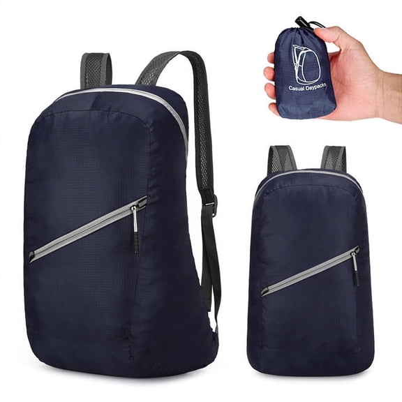 Nsxcdh Packable Hiking Backpack Water Resistant Nylon 17.7x11.3in Lightweight Foldable Tear Proof Durable Multi Pocket Outdoor Travel Camping Daypack Home Indoor Sports for women man Gift