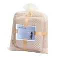 thumbnail image 1 of Nsxcdh Pineapple Velvet Towel Bath Set Cotton 13.8x29.5in 27.6x55.1in Soft Absorbent Quick Dry Multi Use for Home Spa, 1 of 2