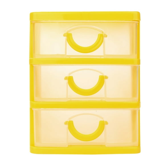 Nsxcdh Plastic Desktop Drawer Sundries Case Removable Layers 5.12x3.54x3.15in Organizer Cabinet Beads Jewelry Makeup Office Home Storage Box Gift Card