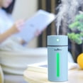 thumbnail image 1 of Nsxcdh Portable Desk Humidifier Cool Mist Abs Pp 5.71x2.68in 1pc 250ml Double Atomizing Quiet Night Colorful Light Bedroom Home Office Christmas Gifts for Grandkids and Women, 1 of 7