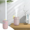 thumbnail image 1 of Nsxcdh Portable Desk Humidifier,Cool Mist Night Light,Abs Pp,White Pink Blue,5.43x2.91x2.91in,260ml,Multiple Modes,Quiet,Home Office Bedroom Humidifier, 1 of 8