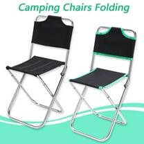 Nsxcdh Portable Folding Camping Chair Lightweight Aluminum Alloy Compact Seat Outdoor Fishing Hiking Beach BBQ Supports 330lb