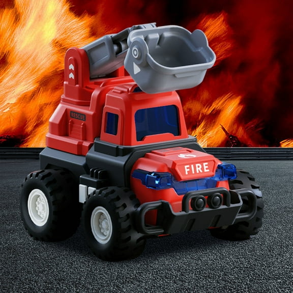 Nsxcdh Press Inertia Bulldozer 3.93x3.93x3.14 In,Movable Arms Push Play Durable,Construction Imagination Kids Toys