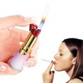 thumbnail image 1 of Nsxcdh Refillable Windproof Lipstick Lighter Gradient Color Design,Compact Alloy Plus Plastic Body with Strong Jet Flame,Fun Gift for Camping Hiking and Daily Carry,Refuel Butane on Arrival for Use, 1 of 7